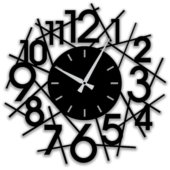 Eysa WhimsyClock Dekoratif Metal Duvar Saat 50x50CM