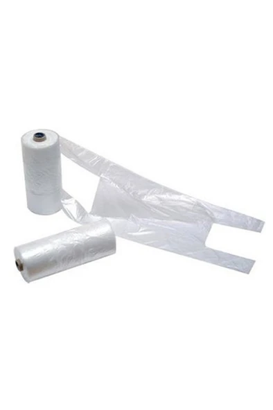 Rulo Poşet Büyük Boy 3 Rulo Beyaz Poşet Market Manav Poşeti Atlet Poşet Çöp Poşeti - 2