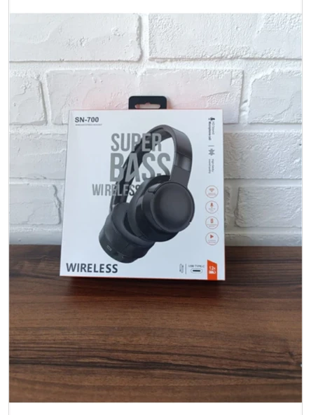 Beyaz Kulak üstü wireless Bluetooth Kulaklık - 7