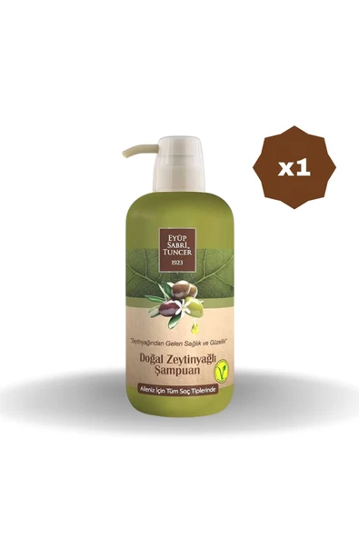 Eyüp Sabri Tuncer Doğal Zeytinyağlı Şampuan 600 ml Pet Şişe ürün görseli