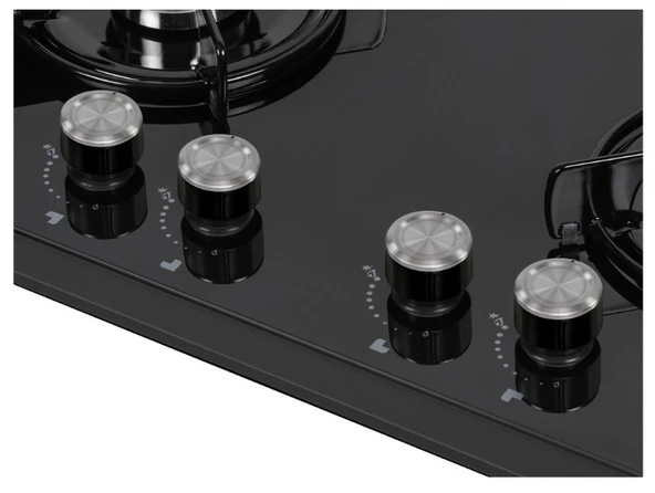 Regal SO 6041 SCY Siyah Cam Set Üstü Ocak - 4