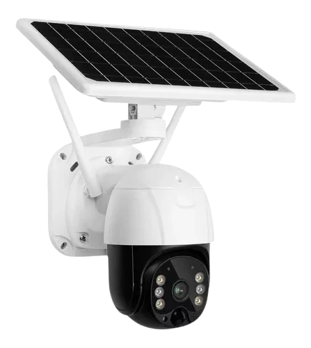 Güvenlik Kamerası Solar Panelli Su Geçirmez Gece Görüş Destekli Wifi Bağlantılı Kamera - 3