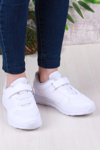 Fort 0616 Sea Anatomik Cırtlı Rahat Esnek Hafif Kadın Spor Ayakkabı - Resim 7