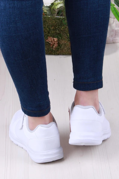 Fort 0616 Sea Anatomik Cırtlı Rahat Esnek Hafif Kadın Spor Ayakkabı - Resim 9