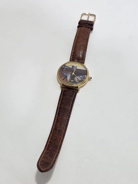 VP Art Dali 32mm Deri Kordon Erkek Kol Saati 2.El - 2