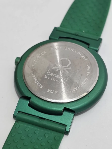 Bennetton By Bulova 40mm Silikon Kordon Kol Saati 2.El - 6
