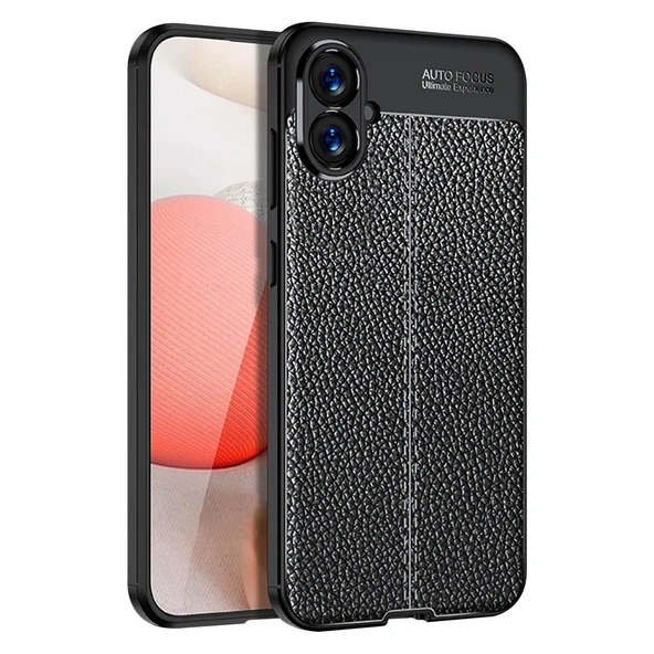 Samsung Galaxy A05 Kılıf Focus Deri Desen Silikon Kapak - 2
