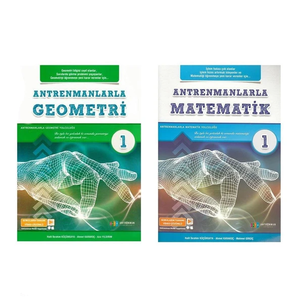 Antrenmanlarla Matematik 1 ve Geometri 1 Seti 2 Kitap
