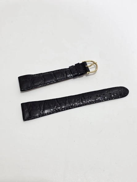 Candino Uyumlu Krokodil Görünümlü Deri Saat Kordonu 20mm - 2