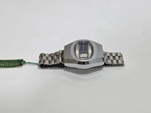 Hudson Digital Jump Hour 42mm Çelik Kordon Erkek Kol Saati 2.El - 8