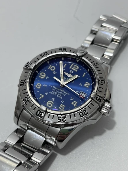 Breitling Superocean 45,5mm Çelik Kordon Erkek Kol Saati A17360 2. El - 3
