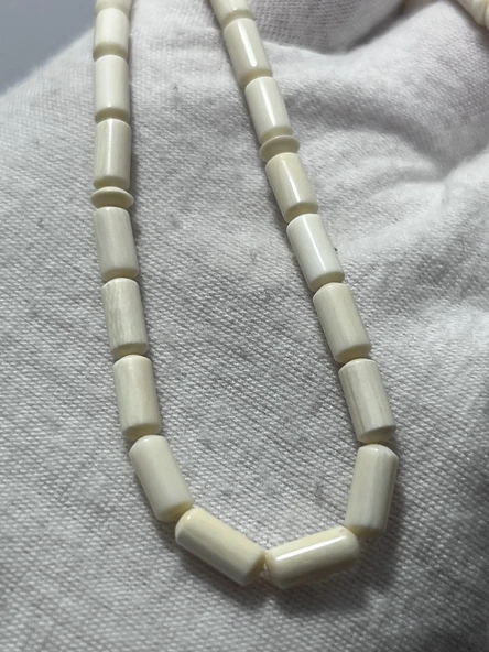 Kesme Fildişi Tesbih 5,65 Gram - Koleksiyonluk Fil Dişi Tespih - Resim 2