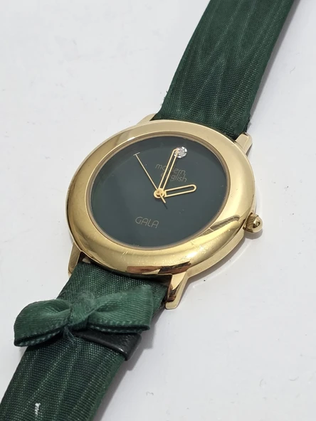 Modern English Gala 38mm Taşlı Deri Kordon Kol Saati 2.El