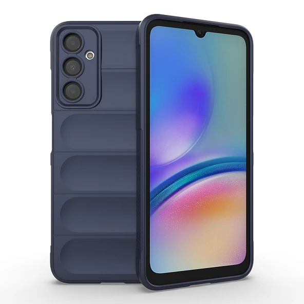Samsung Galaxy A16 Kılıf Esnek TPU Oyuklu Arka Yüzey Tasarımlı Etnik Silikon Kapak