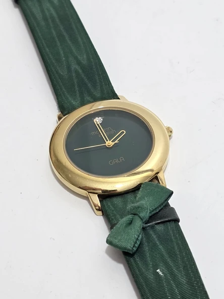 Modern English Gala 38mm Taşlı Deri Kordon Kol Saati 2.El - 6