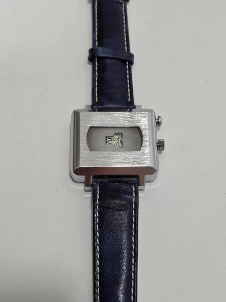 Secory Sexy Jump Hour 39x30mm Deri Kordon Erkek Kol Saati 2.El - 6