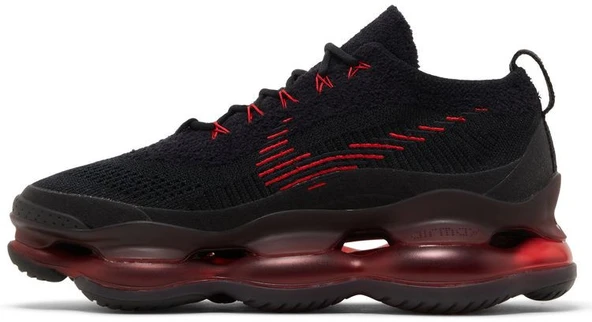 Nike Air Max Scorpion Flyknit Black / Red Spor Ayakkabı - 3