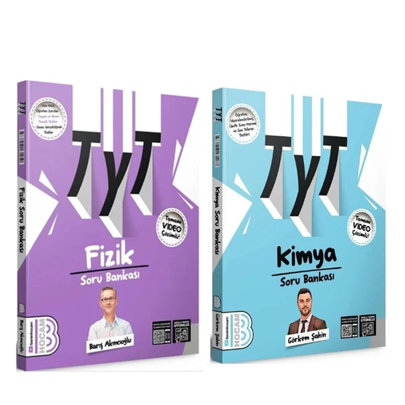 Benim Hocam Yayınları TYT Fizik ve Kimya Soru Bankası Seti 2 Kitap