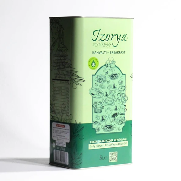 izorya Kahvaltı Soğuk Sıkım Erken Hasat Mut Zeytinyağı 5L - 3