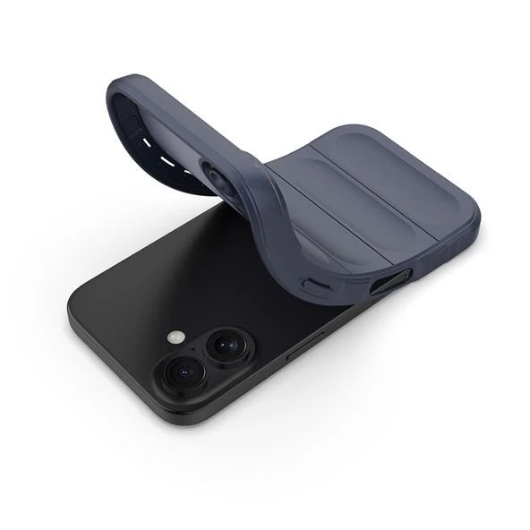 iPhone 16 Kılıf Esnek TPU Oyuklu Arka Yüzey Tasarımlı Etnik Silikon Kapak - 9