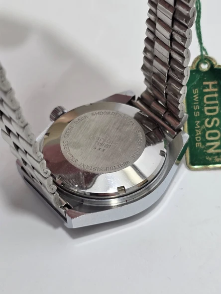 Hudson Digital Jump Hour 42mm Çelik Kordon Erkek Kol Saati 2.El - 4