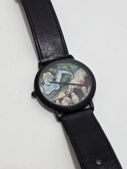 G. Smudja Art 35mm Limited Edition Deri Kordon Kol Saati 2.El - 2