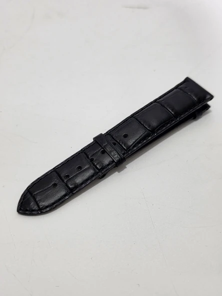 Tissot Uyumlu Croco Baskı Deri Saat Kordonu 19mm - 7