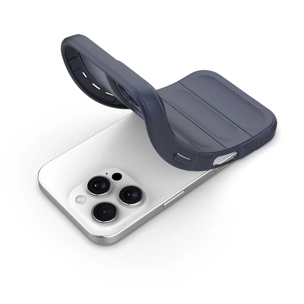 iPhone 16 Pro Kılıf Esnek TPU Oyuklu Arka Yüzey Tasarımlı Etnik Silikon Kapak - 7