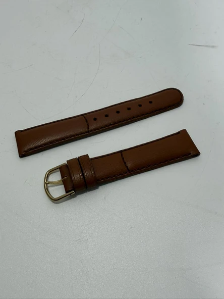 Dikişli Deri Saat Kordonu 18mm - 5