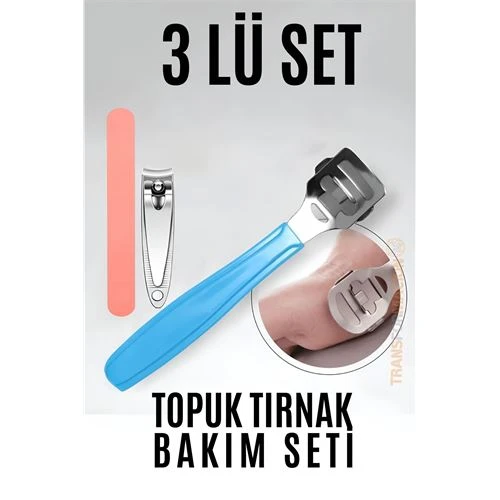 Modacar Topuk Raspa Tırnak Makası Törpü Seti Mery Solingen
