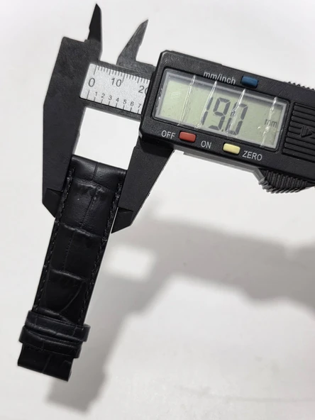 Tissot Uyumlu Croco Baskı Deri Saat Kordonu 19mm - 4