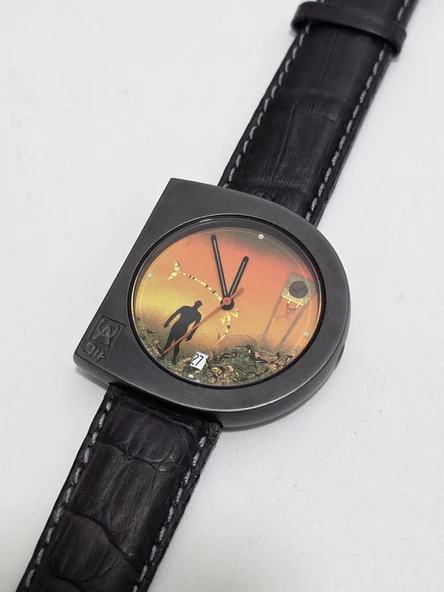 Derendinger Art Watch Antonio Caldarera 37mm Deri Kordon Kol Saati Limited Edition 2.El - 6