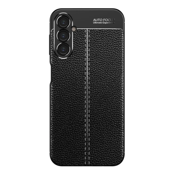 Samsung Galaxy A05s Kılıf Focus Deri Desen Silikon Kapak - 2