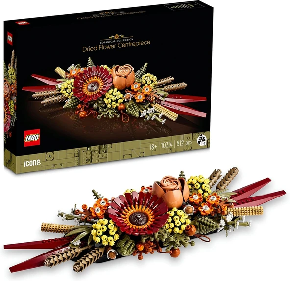 LEGO 10314 Icons Kuru Çiçek Aranjmanı