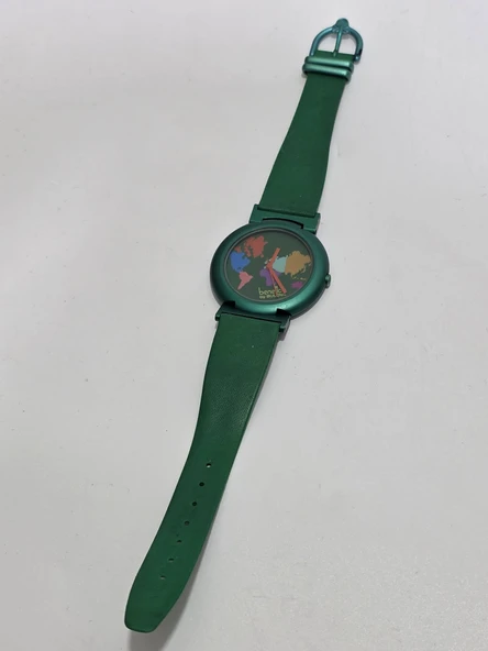 Bennetton By Bulova 40mm Silikon Kordon Kol Saati 2.El - 4
