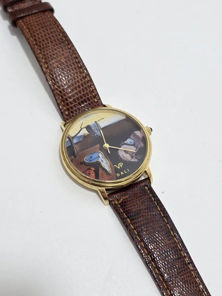 VP Art Dali 32mm Deri Kordon Erkek Kol Saati 2.El