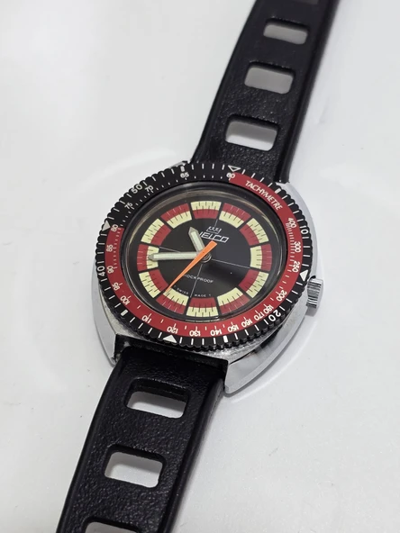 Nelco Ralli Yarış 40mm Deri Kordon Erkek Kol Saati 2.El