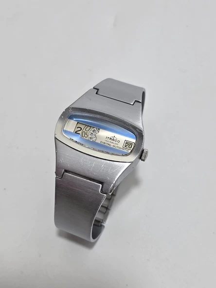 Itraco Incabloc Jump Hour 38mm Çelik Kordon Erkek Kol Saati 2.El - 2