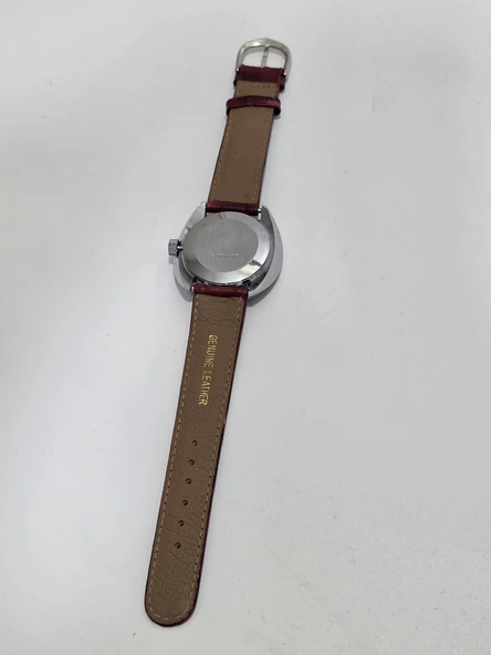 Lucerne Jump Hour 38x33mm Deri Kordon Erkek Kol Saati (ARIZALI) - Resim 6