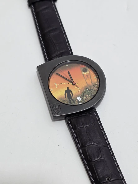Derendinger Art Watch Antonio Caldarera 37mm Deri Kordon Kol Saati Limited Edition 2.El