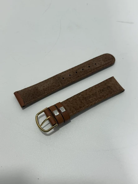 Dikişli Deri Saat Kordonu 18mm - 4