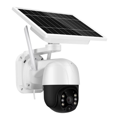 Güvenlik Kamerası Solar Panelli Su Geçirmez Gece Görüş Destekli Wifi Bağlantılı Kamera - 4