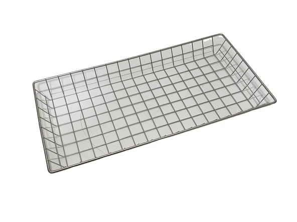 Paslanmaz Çelik Metal Sepet 49,5x25,5x4,5cm (1 Adet)