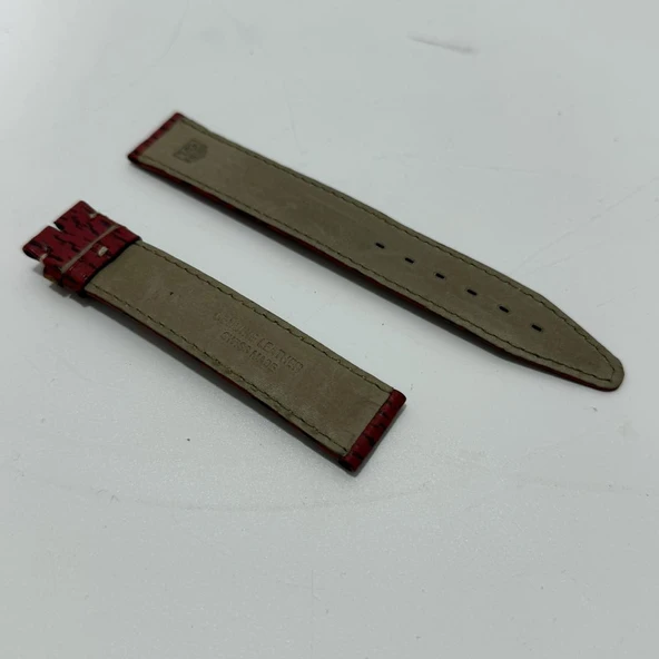 Tag Heuer Uyumlu Deri Saat Kordonu 19mm - 3
