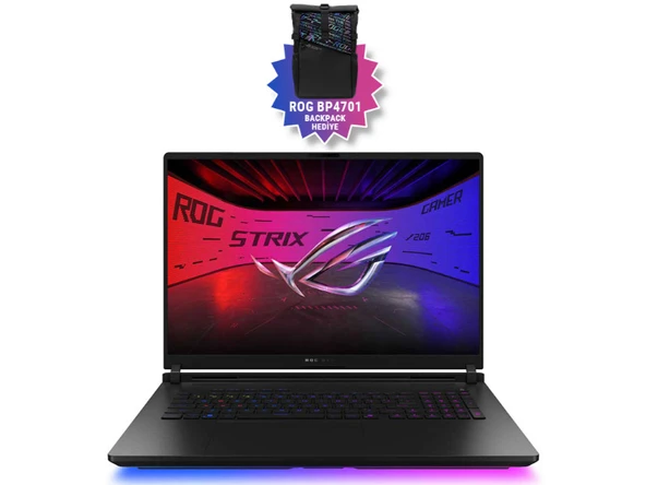 Asus ROG Strix SCAR 18 G835LX-SA155 24GB GeForce RTX5090 175w Intel Ultra 9 275HX 64GB RAM 4TB Performance SSD 18 inç WQXGA 240Hz - 4