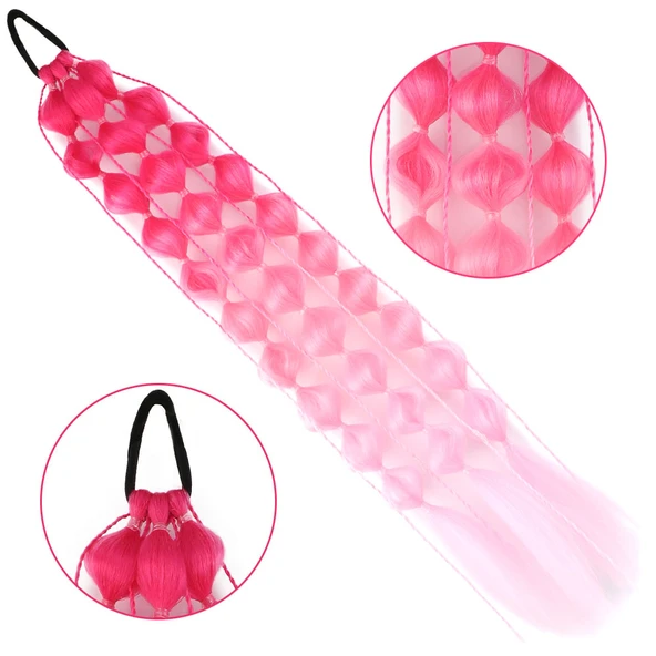 Balon Örgülü Lastikli At Kuyruğu - ACM10 ürün görseli 1