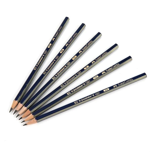 Faber Castell Goldfaber Dereceli Kurşun Kalem B-H Seri Seçenekli - 2