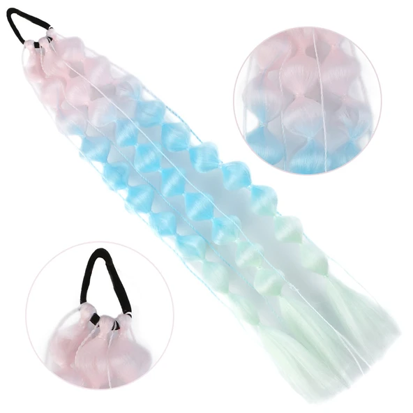 Balon Örgülü Lastikli At Kuyruğu - ACM08 ürün görseli 1