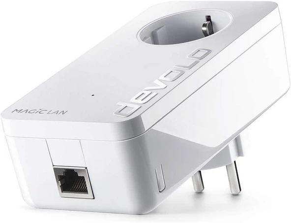 Devolo Magic 1 LAN (1-1-1) Ek Adaptörü I Mesh Wi-Fi I Powerline: 1.200 Mbps I WiFi Menzil Genişletici I Access Point I Tak Çalıştır