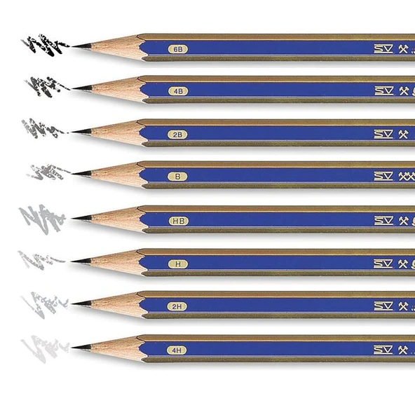Faber Castell Goldfaber Dereceli Kurşun Kalem B-H Seri Seçenekli